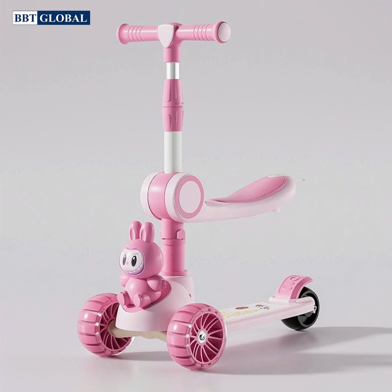 Xe trượt Scooter BBT Global 2 trong 1 không nhạc đèn SK1306