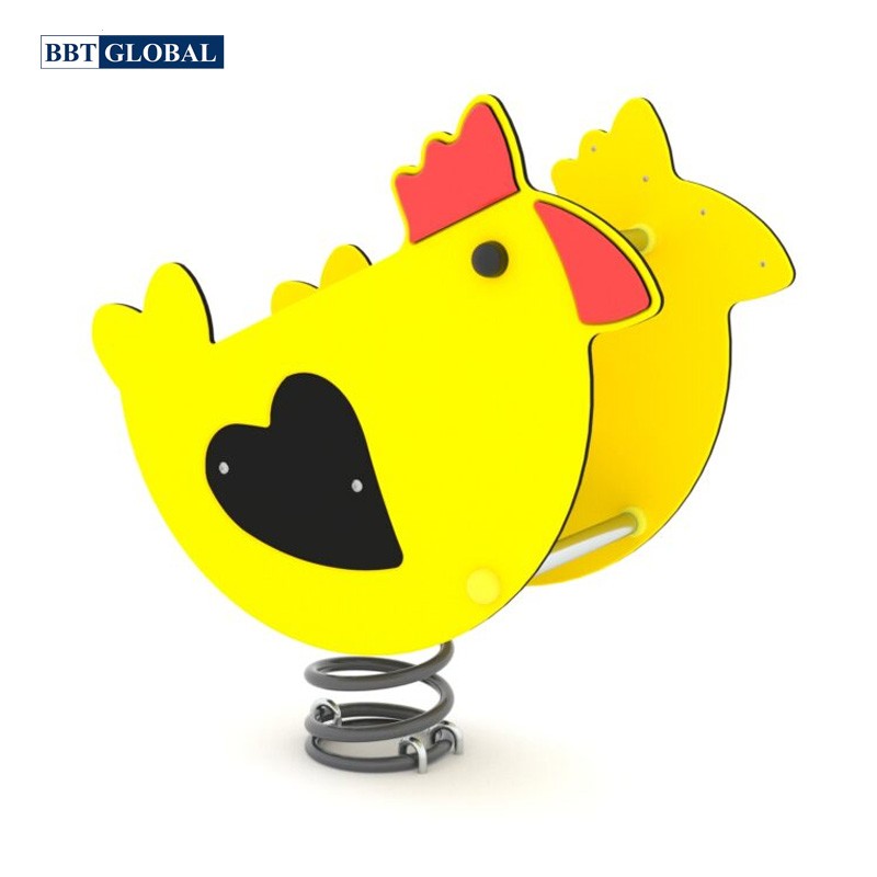 Nhún lò xo ngoài trời cao cấp hình gà ZK139-202