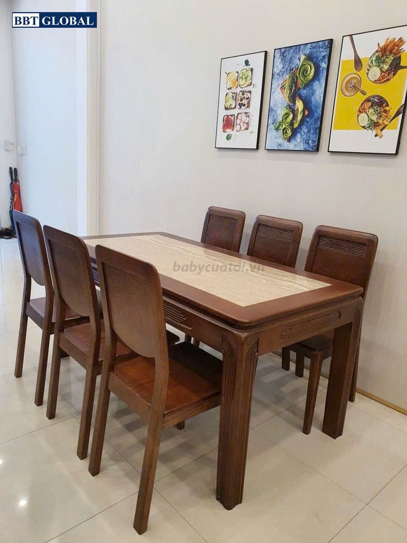 Bàn ghế phòng ăn BGA10