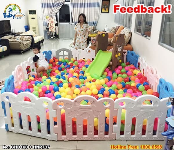 cầu trượt cho bé