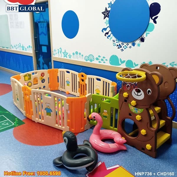 cầu trượt cho bé
