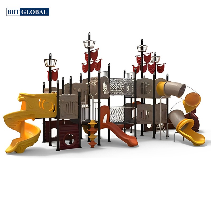 Cầu trượt liên hoàn nhập khẩu cỡ lớn BBT Global BG-412