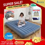 Giường hơi đôi cao cấp tích hợp bơm và bộ lưu điện INTEX 64189(tặng thêm voucher giảm giá 10%)