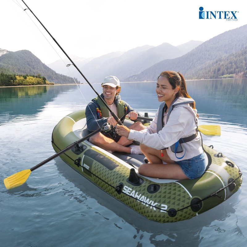 Thuyền hơi SEAHAWK 2 mẫu mới INTEX 66332
