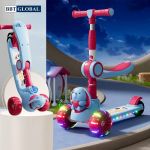 Xe trượt Scooter BBT Global 2 trong 1 có nhạc và đèn SK1306