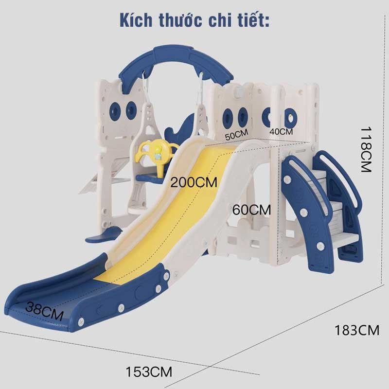 cầu trượt trẻ em ngoài trời