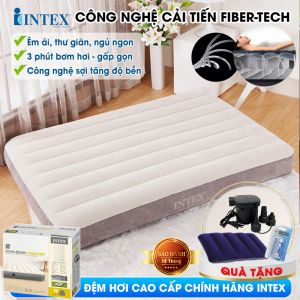 Đệm hơi đôi 1m37 công nghệ mới INTEX 64102 Đệm hơi đôi 1m37 công nghệ mới INTEX 64102