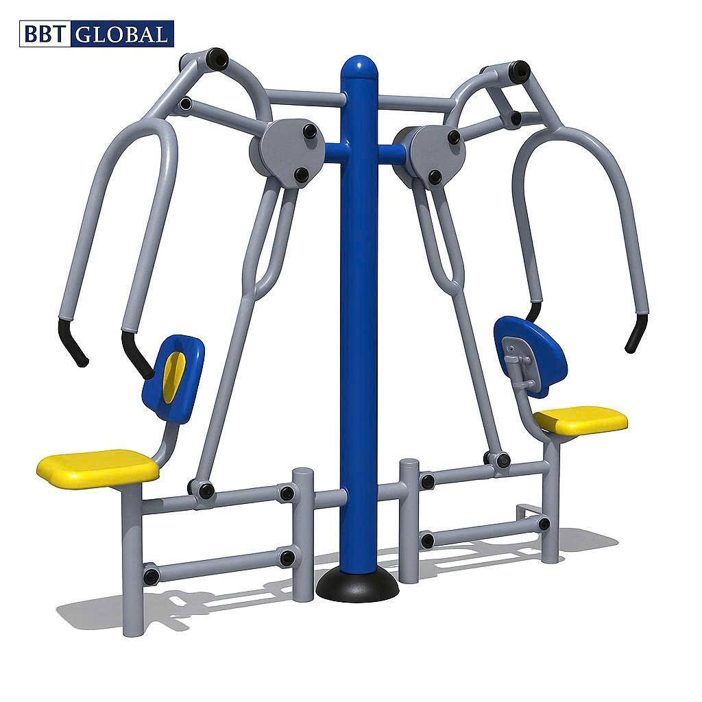 Máy tập đẩy tay đôi ngoài trời KXJS-02