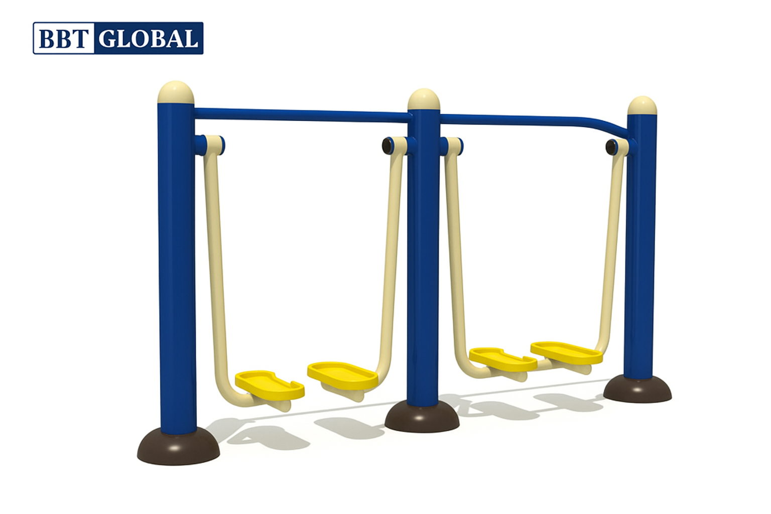 Máy tập đi bộ trên không đôi ngoài trời KXJS-013