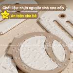 Bộ combo quây cũi nhà nhựa cầu trượt xích đu BBT Global YK06