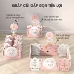 Bộ combo quây cũi cầu trượt xích đu BBT Global YK07