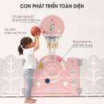 Bộ combo quây cũi cầu trượt xích đu BBT Global YK07