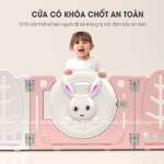 Bộ combo quây cũi cầu trượt xích đu BBT Global YK07