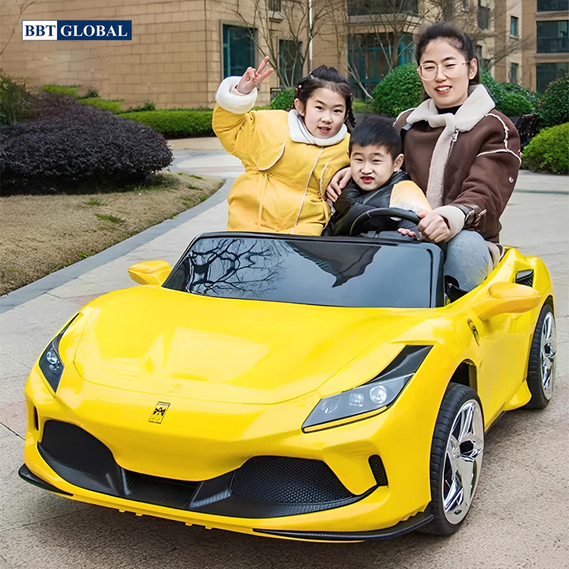 Ô tô điện trẻ em dáng Ferrari F8 Tributo khổng lồ BBT-5959