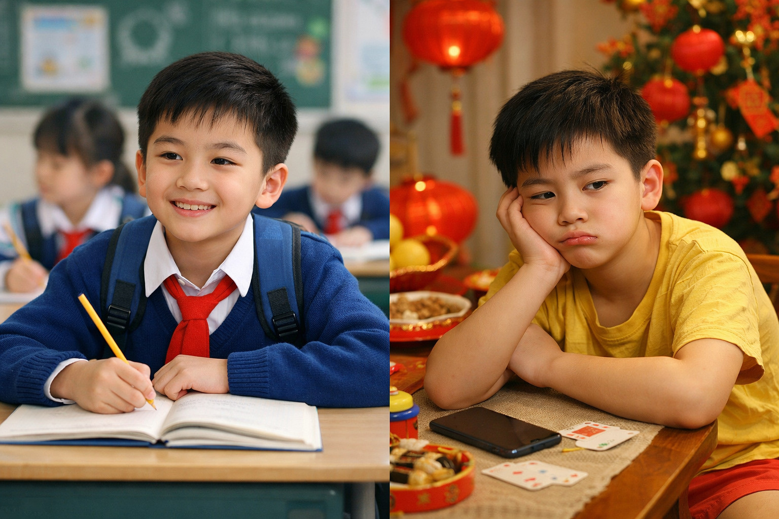 Bố mẹ bận rộn con chán nản