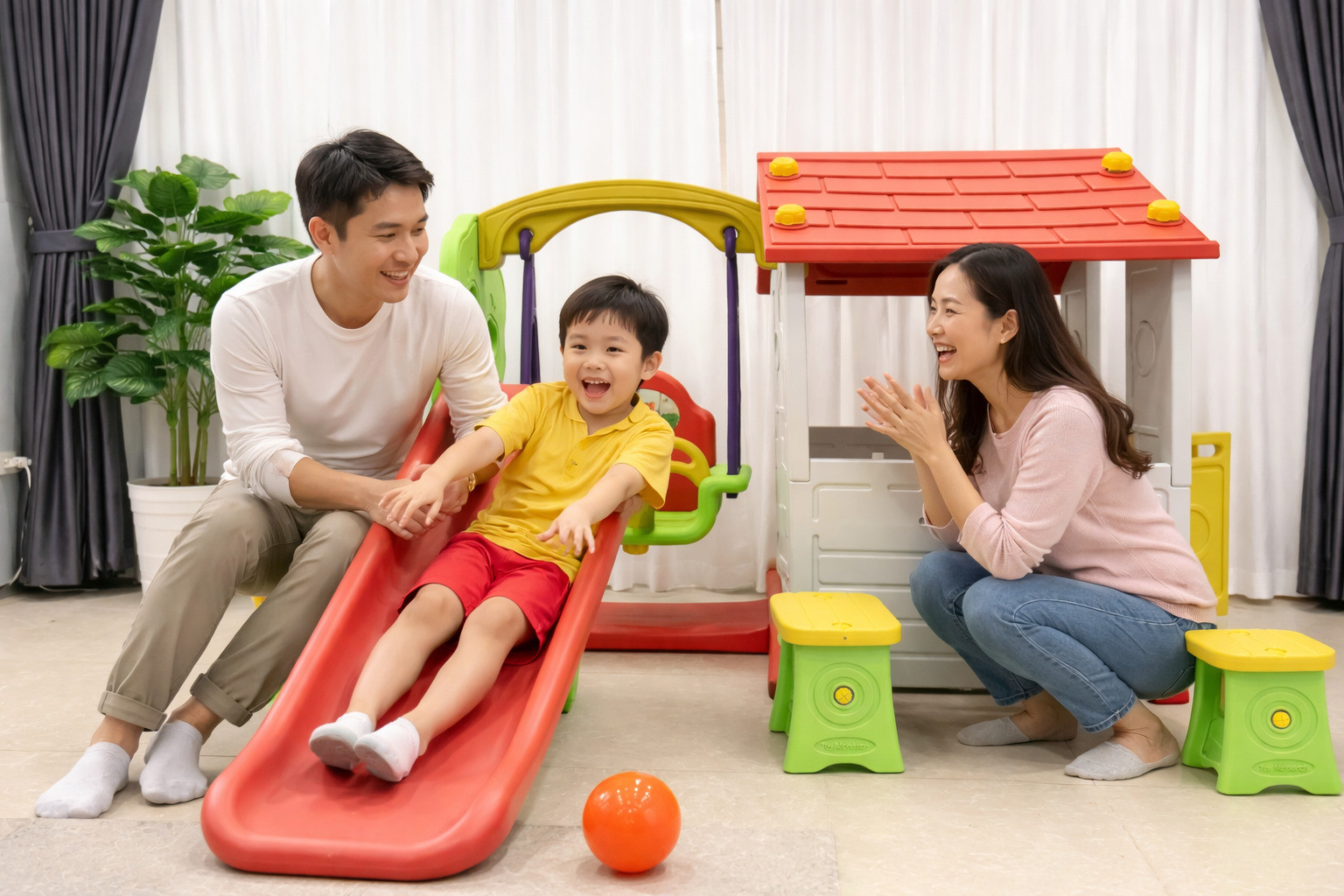 Bố mẹ bận rộn cho con vận động