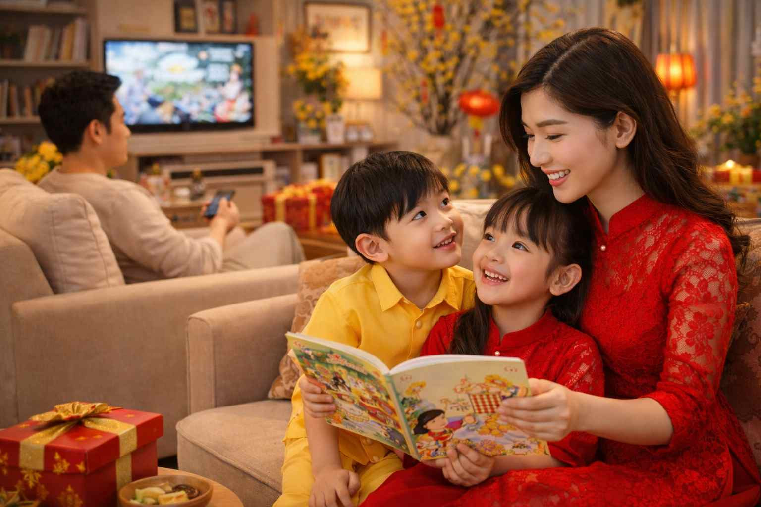 Hoạt động ngày Tết kể chuyện