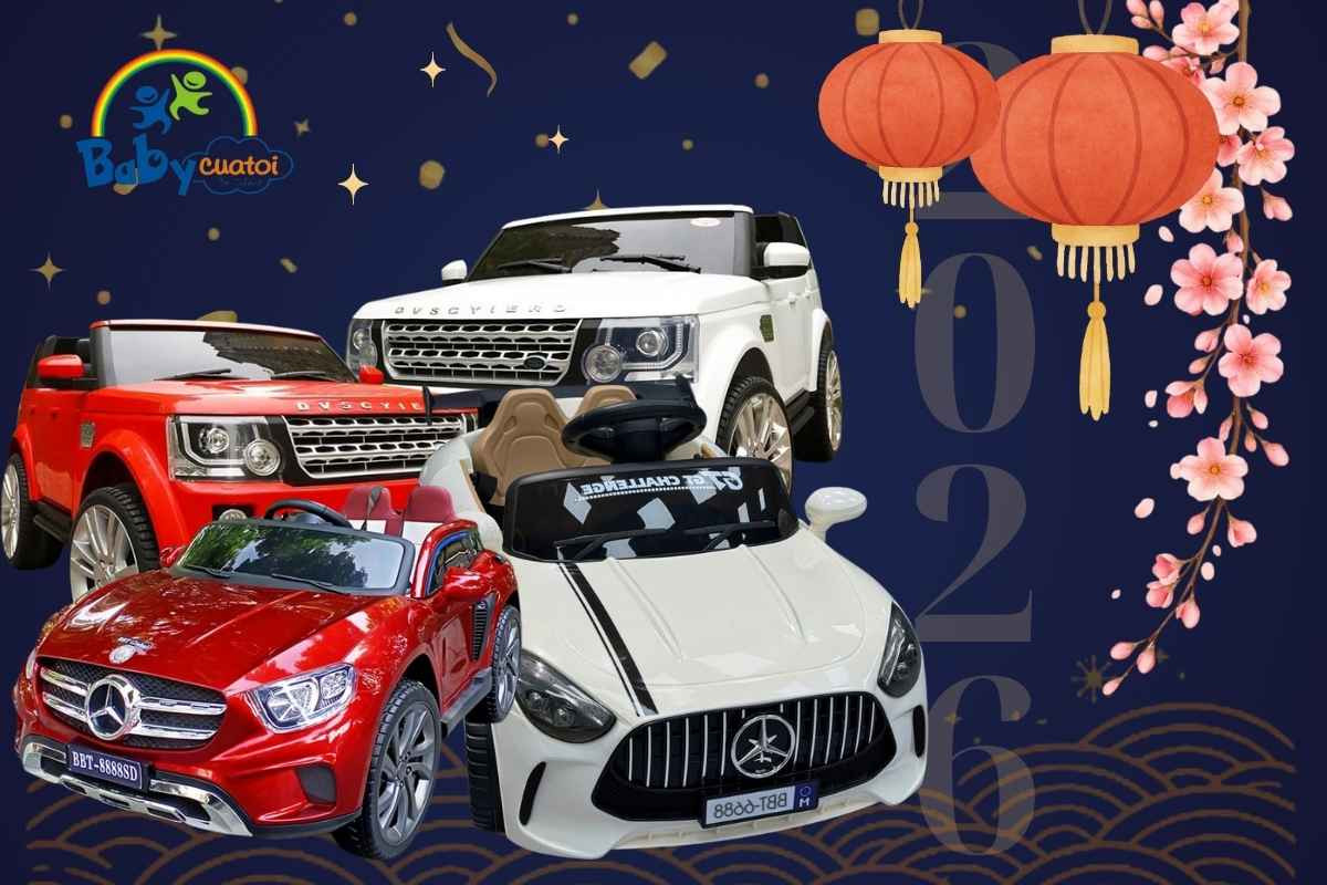 Ô tô điện chơi Tết bìa