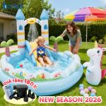 Bể bơi phao cầu trượt INTEX 56148