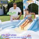 Bể bơi phao cầu trượt INTEX 56148