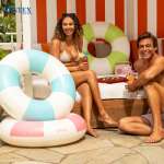 Phao bơi tròn sắc màu INTEX 59271