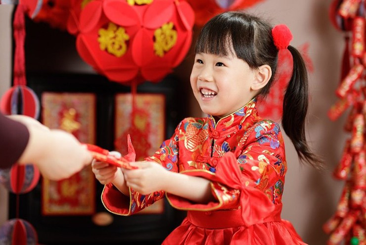 Lì xì cho bé năm mới