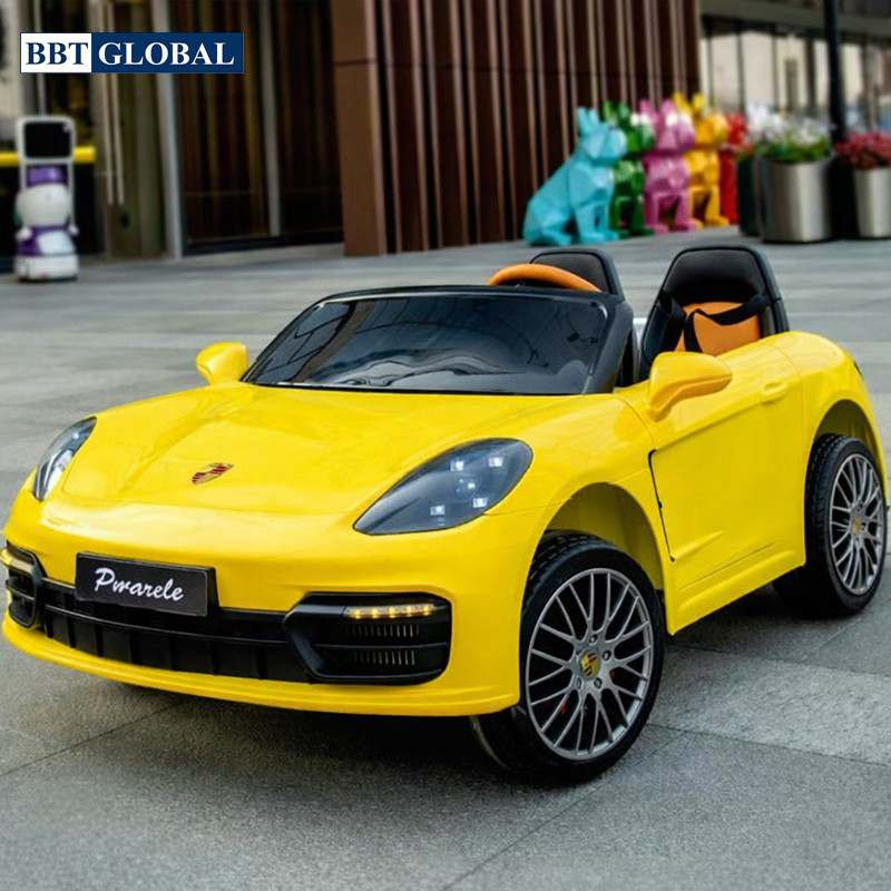 Xe điện cho bé Porsche vàng