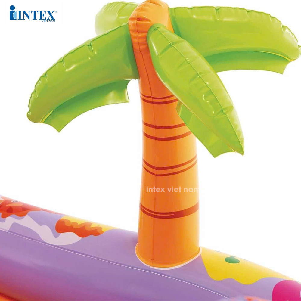 Bể bơi phao cầu trượt khủng long mẫu mới INTEX 56139