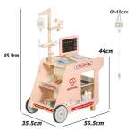 Đồ chơi xe đẩy bác sĩ bằng gỗ MSN25029