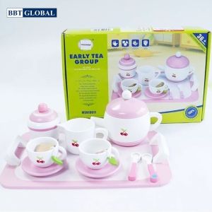 Đồ chơi bộ ấm trà bằng gỗ cho bé MSN18011