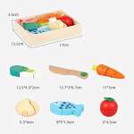 Bộ đồ chơi cắt rau củ bằng gỗ cao cấp MSN20004-A