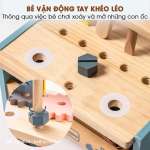 Bộ đồ chơi sửa chữa bằng gỗ cao cấp MSN20015