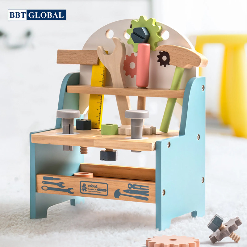 Bộ đồ chơi sửa chữa bằng gỗ cao cấp MSN20015