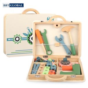 Bộ đồ chơi gỗ vali dụng cụ sửa chữa MSN20016
