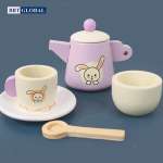 Đồ chơi bình trà và bánh bằng gỗ cao cấp MSN21030B