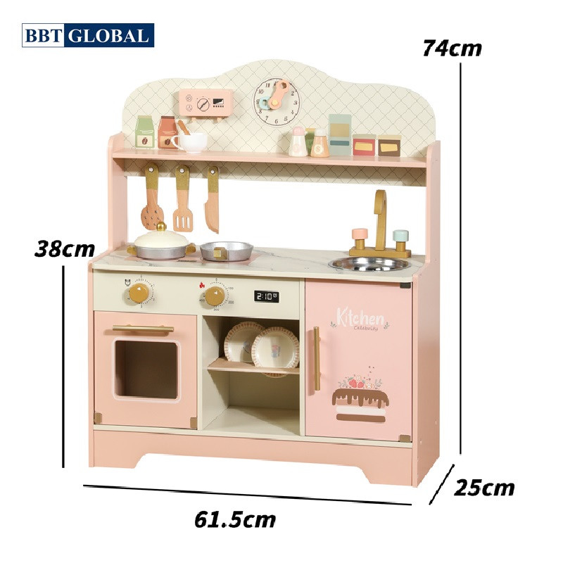 Đồ chơi bếp nấu ăn gỗ cho bé MSN25015