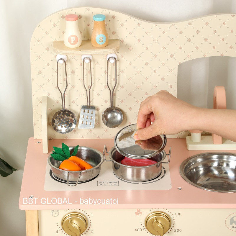 Đồ chơi bếp nấu ăn gỗ cho bé MSN25049