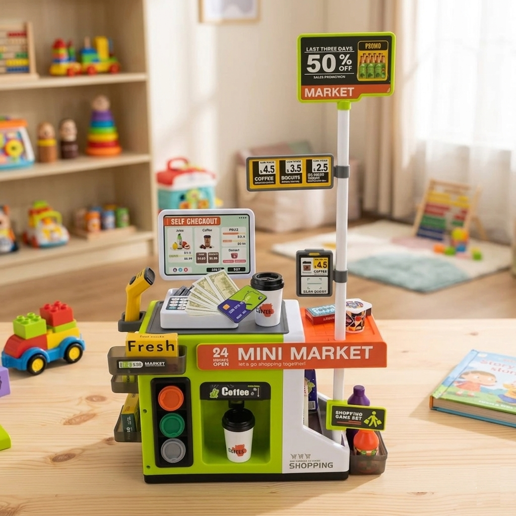 Đồ chơi quầy bán hàng siêu thị cho bé 668-172