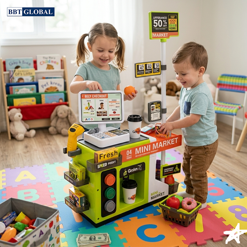 Đồ chơi quầy bán hàng siêu thị cho bé 668-172