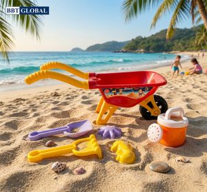 Đồ chơi xúc cát xe đẩy và dụng cụ cho bé 733-442