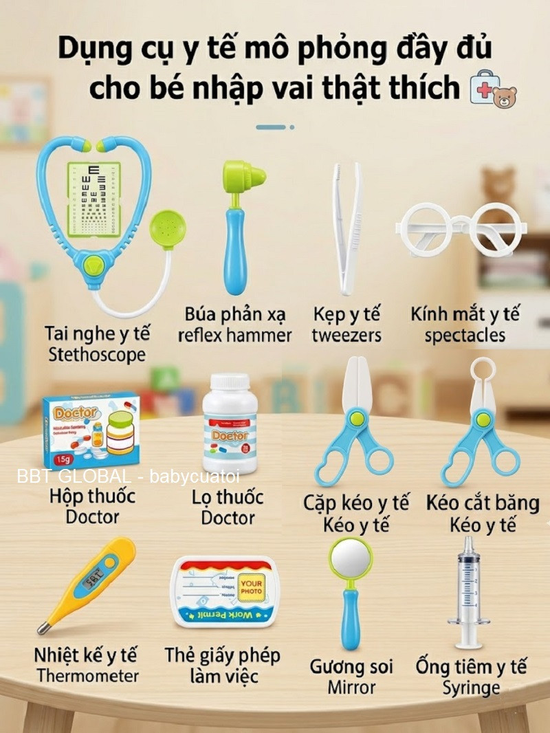 Đồ chơi bác sĩ xách tay cho bé 660-106