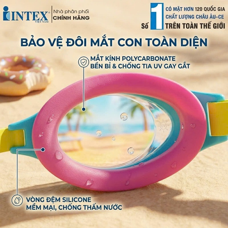Kính bơi trẻ em 3-8 tuổi INTEX 55611