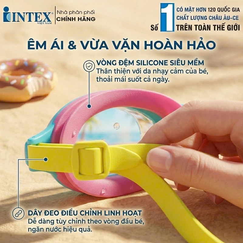 Kính bơi trẻ em 3-8 tuổi INTEX 55611