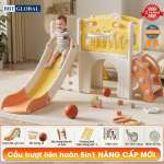 Cầu trượt liên hoàn kết hợp leo núi và hầm chui BBT Global BSL412