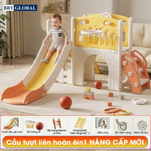 Cầu trượt liên hoàn kết hợp leo núi và hầm chui BBT Global BSL412