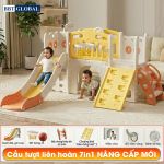 Cầu trượt liên hoàn kết hợp leo núi và hầm chui BBT Global BSL413