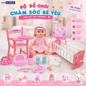 Đồ chơi búp bê - chăm sóc em bé YL129B-8
