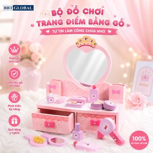Đồ chơi trang điểm gỗ cao cấp cho bé JYNC007