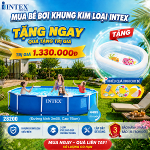 Bể bơi khung kim loại tròn 305*76cm INTEX 28200