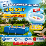 Bể bơi di động cho trẻ em 2m6*1,6m INTEX 28271